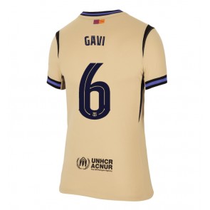 Barcelona Paez Gavi #6 Venkovní Dres pro Dámy 2025-26 Krátkým Rukávem Barcelona Paez Gavi #6 Venkovní Dres pro Dámy 2025-26 Krátkým Rukávem