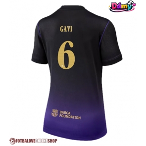 Barcelona Paez Gavi #6 Venkovní Dres pro Dámy 2026-27 Krátkým Rukávem