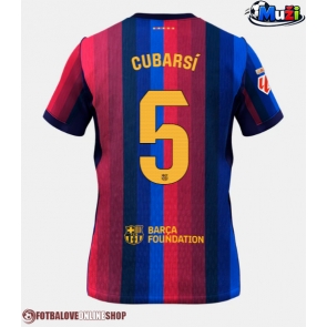 Barcelona Pau Cubarsi #5 Domácí Dres 2026-27 Krátkým Rukávem