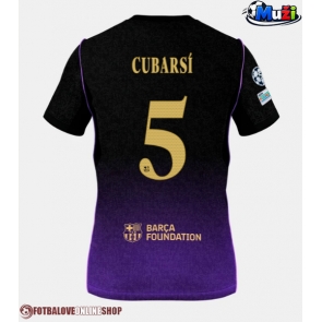 Barcelona Pau Cubarsi #5 Venkovní Dres 2026-27 Krátkým Rukávem