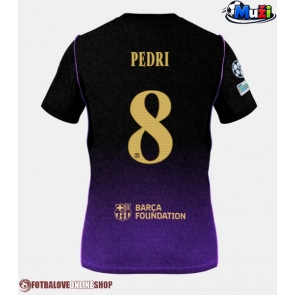 Barcelona Pedri Gonzalez #8 Venkovní Dres 2026-27 Krátkým Rukávem