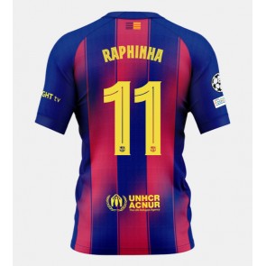Barcelona Raphinha Belloli #11 Domácí Dres 2025-26 Krátkým Rukávem