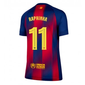 Barcelona Raphinha Belloli #11 Domácí Dres pro Dámy 2025-26 Krátkým Rukávem Barcelona Raphinha Belloli #11 Domácí Dres pro Dámy 2025-26 Krátkým Rukávem