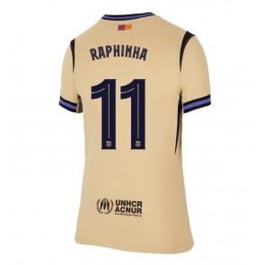 Barcelona Raphinha Belloli #11 Venkovní Dres pro Dámy 2025-26 Krátkým Rukávem