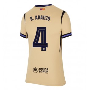 Barcelona Ronald Araujo #4 Venkovní Dres pro Dámy 2025-26 Krátkým Rukávem Barcelona Ronald Araujo #4 Venkovní Dres pro Dámy 2025-26 Krátkým Rukávem