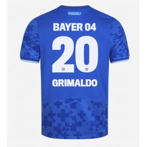 Bayer Leverkusen Alejandro Grimaldo #20 Alternativní Dres 2025-26 Krátkým Rukávem Bayer Leverkusen Alejandro Grimaldo #20 Alternativní Dres 2025-26 Krátkým Rukávem