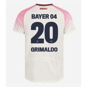 Bayer Leverkusen Alejandro Grimaldo #20 Venkovní Dres 2025-26 Krátkým Rukávem