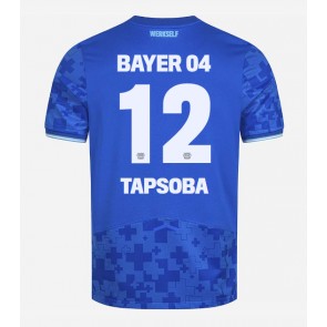 Bayer Leverkusen Edmond Tapsoba #12 Alternativní Dres 2025-26 Krátkým Rukávem Bayer Leverkusen Edmond Tapsoba #12 Alternativní Dres 2025-26 Krátkým Rukávem