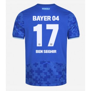 Bayer Leverkusen Eliesse Ben Seghir #17 Alternativní Dres 2025-26 Krátkým Rukávem Bayer Leverkusen Eliesse Ben Seghir #17 Alternativní Dres 2025-26 Krátkým Rukávem