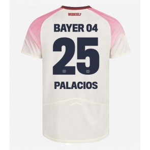 Bayer Leverkusen Exequiel Palacios #25 Venkovní Dres 2025-26 Krátkým Rukávem Bayer Leverkusen Exequiel Palacios #25 Venkovní Dres 2025-26 Krátkým Rukávem
