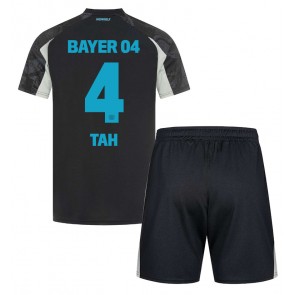 Bayer Leverkusen Jonathan Tah #4 Alternativní dres komplet pro Děti 2024-25 Krátkým Rukávem (+ Krátké kalhoty)