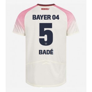 Bayer Leverkusen Loic Bade #5 Venkovní Dres 2025-26 Krátkým Rukávem Bayer Leverkusen Loic Bade #5 Venkovní Dres 2025-26 Krátkým Rukávem