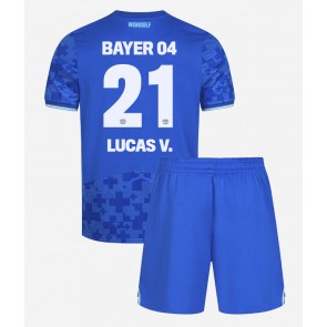 Bayer Leverkusen Lucas Vazquez #21 Alternativní dres komplet pro Děti 2025-26 Krátkým Rukávem (+ Krátké kalhoty)
