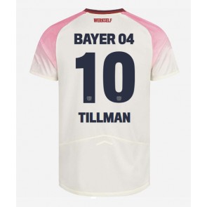Bayer Leverkusen Malik Tillman #10 Venkovní Dres 2025-26 Krátkým Rukávem Bayer Leverkusen Malik Tillman #10 Venkovní Dres 2025-26 Krátkým Rukávem