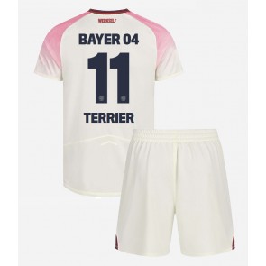 Bayer Leverkusen Martin Terrier #11 Venkovní dres komplet pro Děti 2025-26 Krátkým Rukávem (+ Krátké kalhoty)