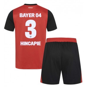 Bayer Leverkusen Piero Hincapie #3 Domácí dres komplet pro Děti 2024-25 Krátkým Rukávem (+ Krátké kalhoty)
