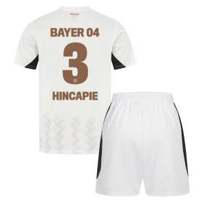Bayer Leverkusen Piero Hincapie #3 Venkovní dres komplet pro Děti 2024-25 Krátkým Rukávem (+ Krátké kalhoty)