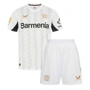 Bayer Leverkusen Venkovní dres komplet pro Děti 2024-25 Krátkým Rukávem (+ Krátké kalhoty)