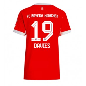 Bayern Munich Alphonso Davies #19 Domácí Dres pro Dámy 2025-26 Krátkým Rukávem