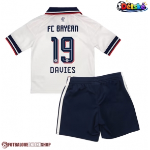 Bayern Munich Alphonso Davies #19 Venkovní dres komplet pro Děti 2026-27 Krátkým Rukávem (+ Krátké kalhoty)