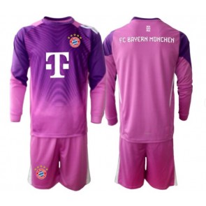 Bayern Munich Brankář Alternativní dres komplet pro Děti 2025-26 Dlouhým Rukávem (+ Krátké kalhoty)