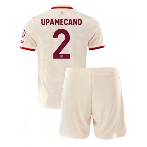 Bayern Munich Dayot Upamecano #2 Alternativní dres komplet pro Děti 2024-25 Krátkým Rukávem (+ Krátké kalhoty)