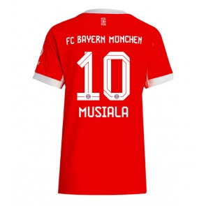 Bayern Munich Jamal Musiala #10 Domácí Dres pro Dámy 2025-26 Krátkým Rukávem Bayern Munich Jamal Musiala #10 Domácí Dres pro Dámy 2025-26 Krátkým Rukávem