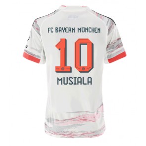 Bayern Munich Jamal Musiala #10 Venkovní Dres pro Dámy 2025-26 Krátkým Rukávem