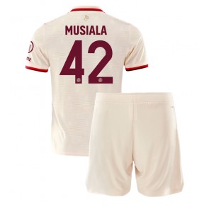 Bayern Munich Jamal Musiala #42 Alternativní dres komplet pro Děti 2024-25 Krátkým Rukávem (+ Krátké kalhoty)