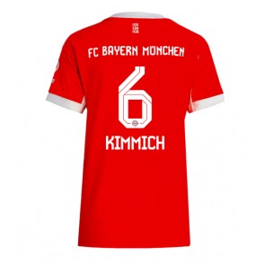 Bayern Munich Joshua Kimmich #6 Domácí Dres pro Dámy 2025-26 Krátkým Rukávem Bayern Munich Joshua Kimmich #6 Domácí Dres pro Dámy 2025-26 Krátkým Rukávem