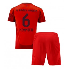 Bayern Munich Joshua Kimmich #6 Domácí dres komplet pro Děti 2024-25 Krátkým Rukávem (+ Krátké kalhoty)