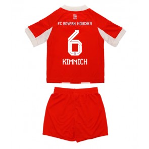 Bayern Munich Joshua Kimmich #6 Domácí dres komplet pro Děti 2025-26 Krátkým Rukávem (+ Krátké kalhoty)