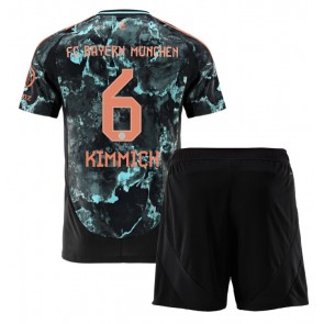 Bayern Munich Joshua Kimmich #6 Venkovní dres komplet pro Děti 2024-25 Krátkým Rukávem (+ Krátké kalhoty)