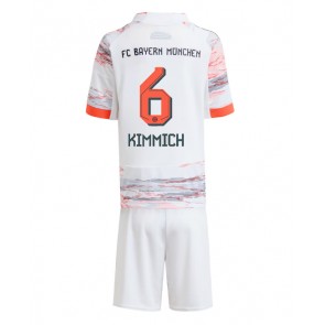 Bayern Munich Joshua Kimmich #6 Venkovní dres komplet pro Děti 2025-26 Krátkým Rukávem (+ Krátké kalhoty)