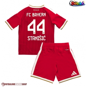 Bayern Munich Josip Stanisic #44 Domácí dres komplet pro Děti 2026-27 Krátkým Rukávem (+ Krátké kalhoty)