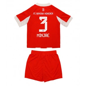 Bayern Munich Kim Min-jae #3 Domácí dres komplet pro Děti 2025-26 Krátkým Rukávem (+ Krátké kalhoty)