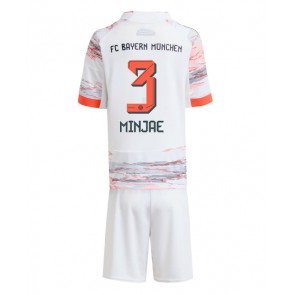 Bayern Munich Kim Min-jae #3 Venkovní dres komplet pro Děti 2025-26 Krátkým Rukávem (+ Krátké kalhoty)