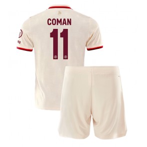 Bayern Munich Kingsley Coman #11 Alternativní dres komplet pro Děti 2024-25 Krátkým Rukávem (+ Krátké kalhoty)