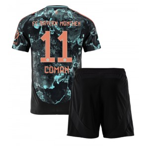 Bayern Munich Kingsley Coman #11 Venkovní dres komplet pro Děti 2024-25 Krátkým Rukávem (+ Krátké kalhoty)