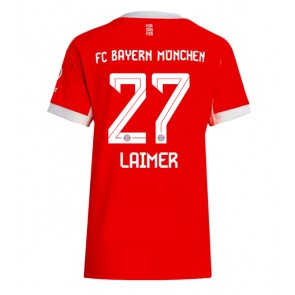 Bayern Munich Konrad Laimer #27 Domácí Dres pro Dámy 2025-26 Krátkým Rukávem
