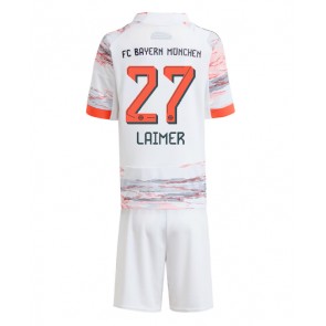 Bayern Munich Konrad Laimer #27 Venkovní dres komplet pro Děti 2025-26 Krátkým Rukávem (+ Krátké kalhoty)