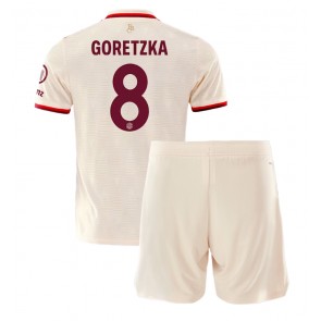 Bayern Munich Leon Goretzka #8 Alternativní dres komplet pro Děti 2024-25 Krátkým Rukávem (+ Krátké kalhoty)