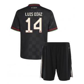 Bayern Munich Luis Diaz #14 Alternativní dres komplet pro Děti 2025-26 Krátkým Rukávem (+ Krátké kalhoty)
