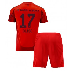Bayern Munich Michael Olise #17 Domácí dres komplet pro Děti 2024-25 Krátkým Rukávem (+ Krátké kalhoty)