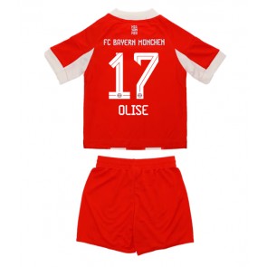 Bayern Munich Michael Olise #17 Domácí dres komplet pro Děti 2025-26 Krátkým Rukávem (+ Krátké kalhoty)