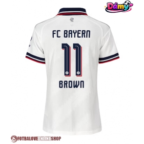 Bayern Munich Nathaniel Brown #11 Venkovní Dres pro Dámy 2026-27 Krátkým Rukávem
