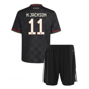 Bayern Munich Nicolas Jackson #11 Alternativní dres komplet pro Děti 2025-26 Krátkým Rukávem (+ Krátké kalhoty)