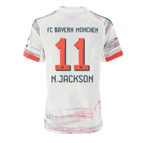 Bayern Munich Nicolas Jackson #11 Venkovní Dres pro Dámy 2025-26 Krátkým Rukávem
