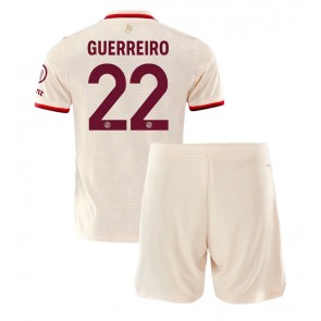 Bayern Munich Raphael Guerreiro #22 Alternativní dres komplet pro Děti 2024-25 Krátkým Rukávem (+ Krátké kalhoty)