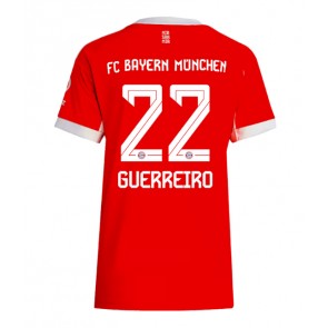 Bayern Munich Raphael Guerreiro #22 Domácí Dres pro Dámy 2025-26 Krátkým Rukávem Bayern Munich Raphael Guerreiro #22 Domácí Dres pro Dámy 2025-26 Krátkým Rukávem